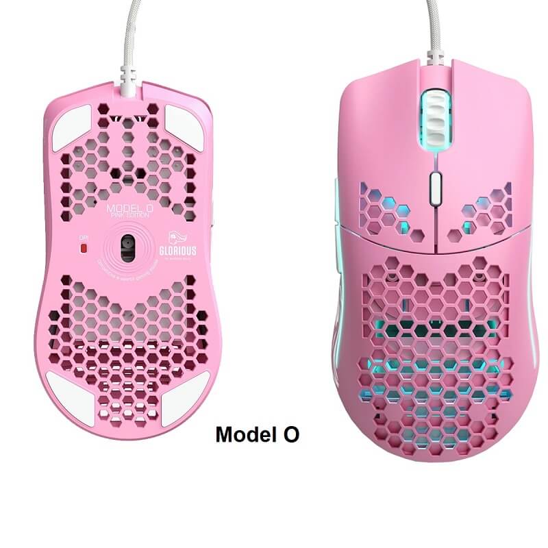 Glorious Model O Gaming Mouse Pink