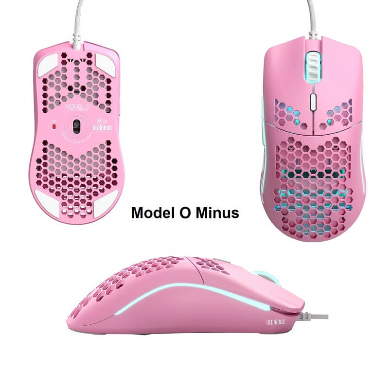 Glorious Model O Minus Gaming Mouse Pink Glorious Model O Minus Gaming Mouse Pink